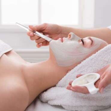 doctor applying chemical peels suited for nearly every skin type and skin ailment